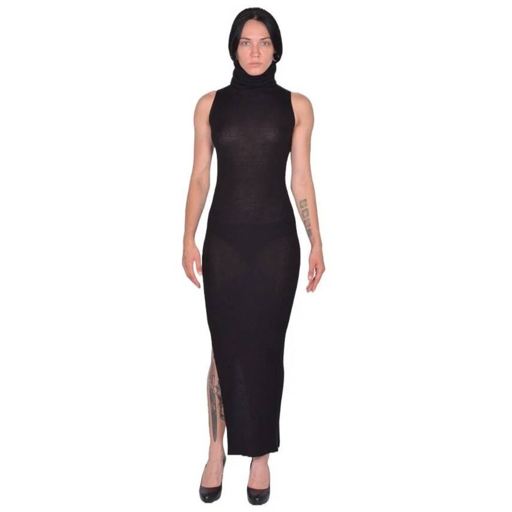 RIck Owens Abito Sleeveless Tube Dress in Black S